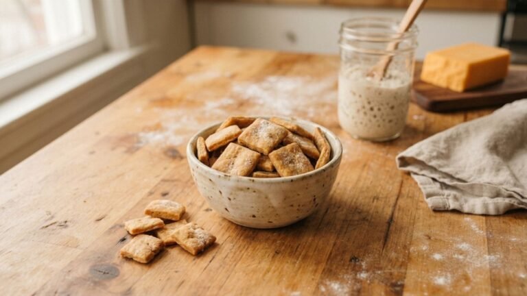 2. Sourdough Discard Cheese Crackers