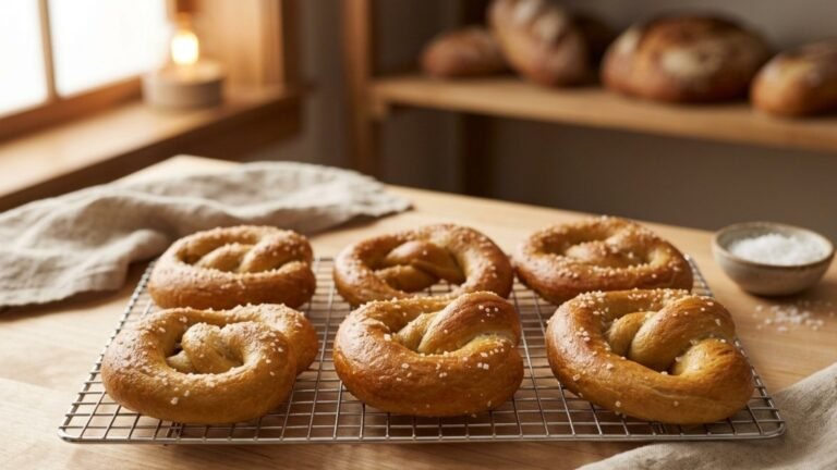 Classic Sourdough Pretzels