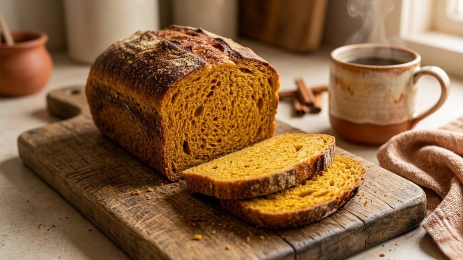 Sourdough Pumpkin Bread
